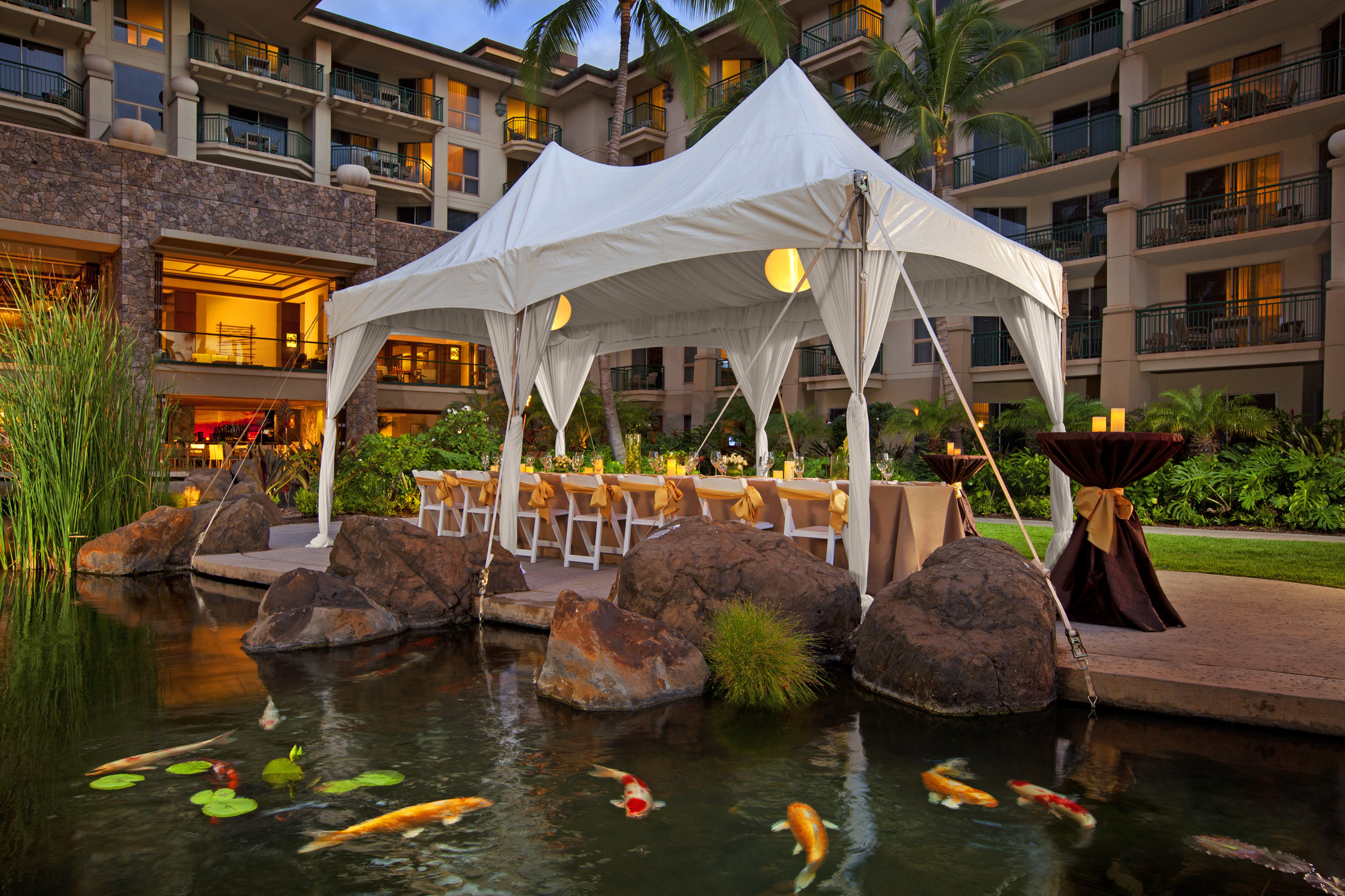 Receptoin at Koi Pond Garden